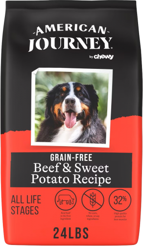 American Journey 無穀物牛肉+甜薯配方全犬糧 24lbs